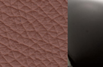 Brown Leather Black Nickel Legs