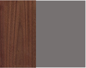 Walnut and Taupe