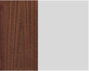 Walnut and Light Grey